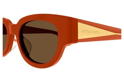 Solglasögon Bottega Veneta BV1278SA 004 Rektangulära Orange