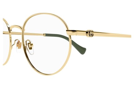 Glasögon Gucci GG1594O 002 Runda Guld