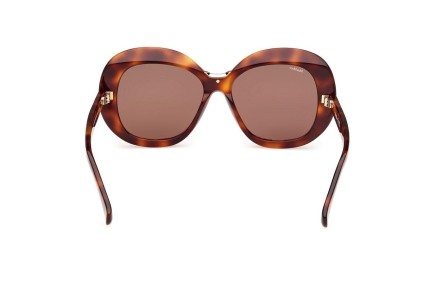 Solglasögon Max Mara MM0087 52E Runda Havana