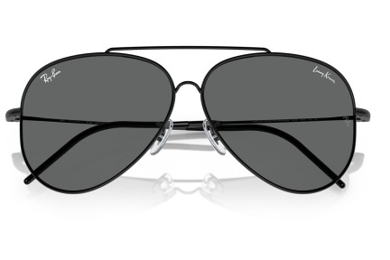 Solglasögon Ray-Ban Aviator Reverse x Lenny Kravitz RBR0101S 002/GR Pilot Svart