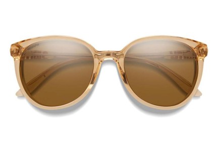 Solglasögon Smith CHEETAH HAM/L5 Polarized Runda Beige