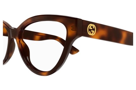 Glasögon Gucci GG1581O 002 Cat Eye Havana