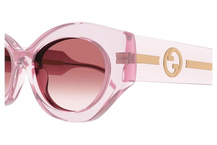 Solglasögon Gucci GG1553S 003 Oval Rosa