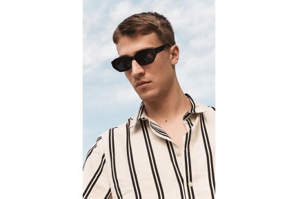 Solglasögon Kohe by eyerim Kris Black Polarized Oval Svart