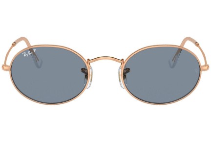 Solglasögon Ray-Ban Oval RB3547 9202S2 Polarized Tiny Rosa