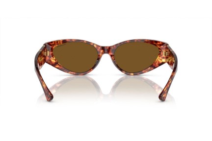 Solglasögon Versace VE4454 543783 Polarized Cat Eye Havana