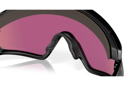 Solglasögon Oakley Wind Jacket 2.0 OO9418 941828 Enkel Lins | Shield Svart