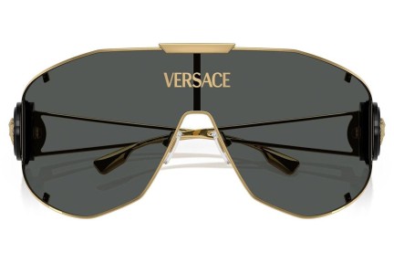 Solglasögon Versace VE2268 100287 Enkel Lins | Shield Guld