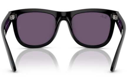 Solglasögon Ray-Ban Wayfarer Reverse RBR0502S 66771A Fyrkantig Svart