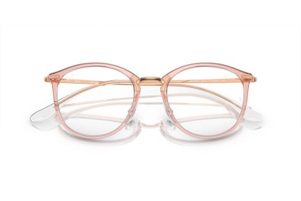 Glasögon Ray-Ban RX7140 8335 Runda Rosa