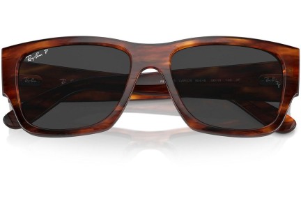 Solglasögon Ray-Ban Carlos RB0947S 954/48 Polarized Rektangulära Havana