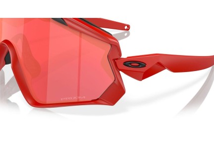 Solglasögon Oakley Wind Jacket 2.0 OO9418 941825 Enkel Lins | Shield Röd