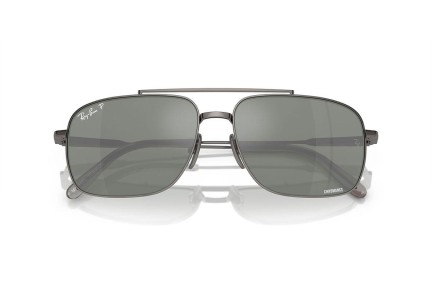 Solglasögon Ray-Ban Michael Titanium RB8096 165/GK Polarized Rektangulära Grå