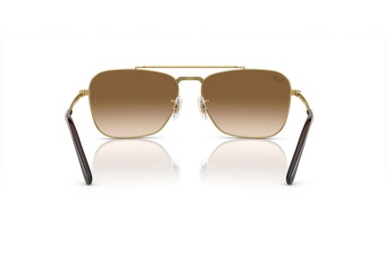 Solglasögon Ray-Ban New Caravan RB3636 001/51 Fyrkantig Guld