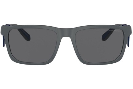 Solglasögon Emporio Armani EA4219 610387 Polarized Fyrkantig Grå