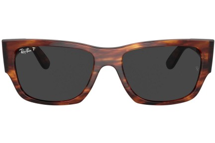 Solglasögon Ray-Ban Carlos RB0947S 954/48 Polarized Rektangulära Havana