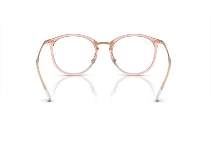 Glasögon Ray-Ban RX7140 8335 Runda Rosa