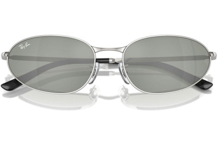 Solglasögon Ray-Ban RB3734 003/40 Oval Silver