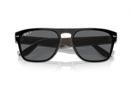 Solglasögon Ray-Ban RB4407 673381 Polarized Fyrkantig Svart