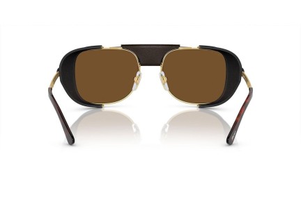 Solglasögon Persol PO1013SZ 114057 Polarized Rektangulära Guld