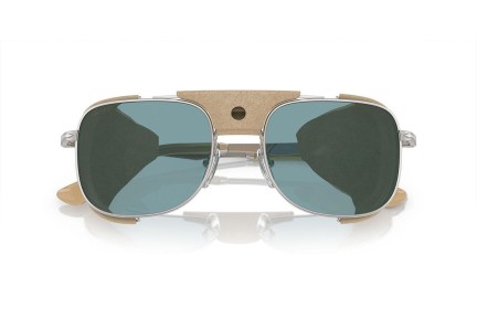 Solglasögon Persol PO1013SZ 1155P1 Polarized Rektangulära Silver