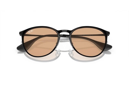 Solglasögon Ray-Ban Erika Metal RB3539 002/93 Runda Svart