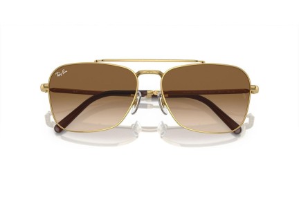 Solglasögon Ray-Ban New Caravan RB3636 001/51 Fyrkantig Guld