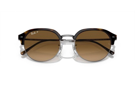 Solglasögon Ray-Ban RB4429 710/M2 Polarized Oval Havana