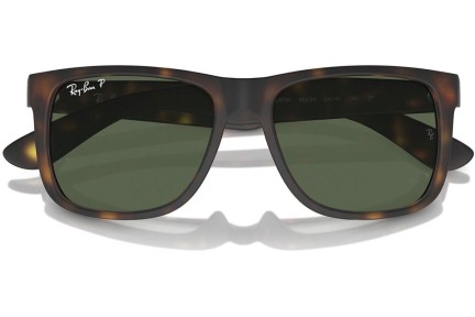 Solglasögon Ray-Ban Justin RB4165 865/9A Polarized Fyrkantig Havana