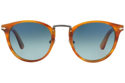 Solglasögon Persol Typewriter Edition PO3108S 960/S3 Polarized Runda Brun