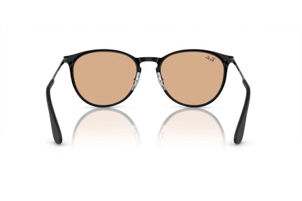 Solglasögon Ray-Ban Erika Metal RB3539 002/93 Runda Svart