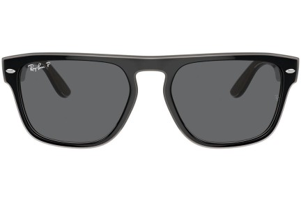 Solglasögon Ray-Ban RB4407 673381 Polarized Fyrkantig Svart