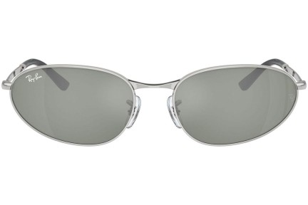 Solglasögon Ray-Ban RB3734 003/40 Oval Silver