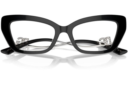 Glasögon Dolce & Gabbana DG3391B 501 Cat Eye Svart