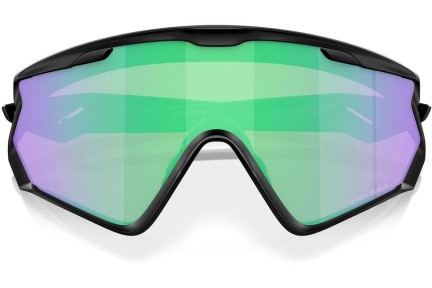 Solglasögon Oakley Wind Jacket 2.0 OO9418 941828 Enkel Lins | Shield Svart