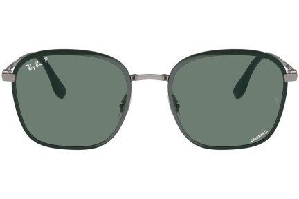 Solglasögon Ray-Ban RB3720 9264O9 Polarized Fyrkantig Grön