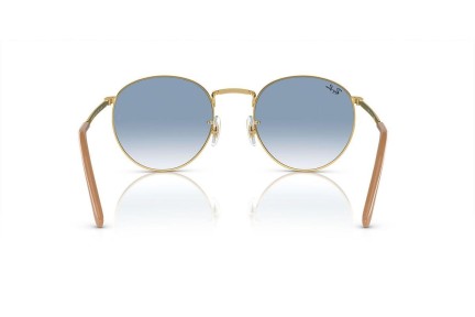 Solglasögon Ray-Ban New Round RB3637 001/3F Runda Guld