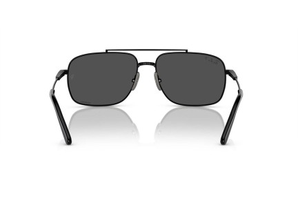 Solglasögon Ray-Ban Michael Titanium RB8096 9267K8 Polarized Rektangulära Svart