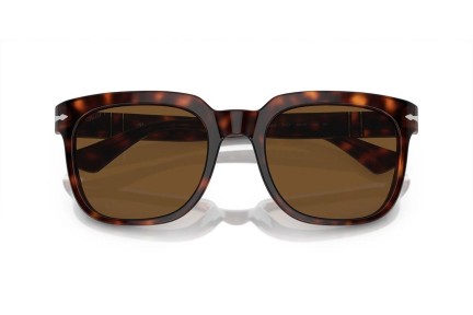 Solglasögon Persol PO3323S 24/57 Polarized Fyrkantig Havana