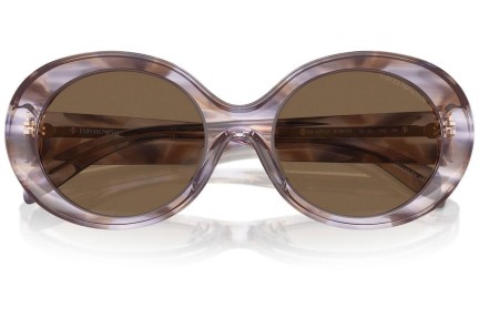 Solglasögon Emporio Armani EA4231U 615673 Runda Brun