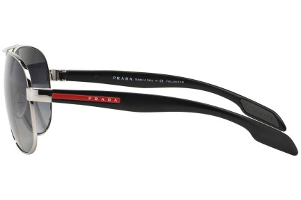 Solglasögon Prada Linea Rossa PS53PS 1BC5W1 Polarized Pilot Silver