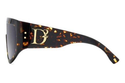 Solglasögon Dsquared2 D20149/S 086/9O Enkel Lins | Shield Havana