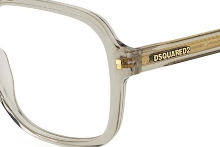 Glasögon Dsquared2 D20145 10A Rektangulära Beige