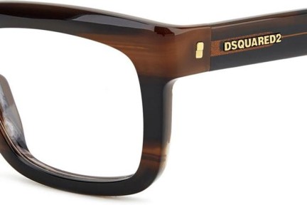 Glasögon Dsquared2 D20144 EX4 Rektangulära Brun