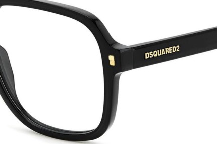 Glasögon Dsquared2 D20145 807 Rektangulära Svart