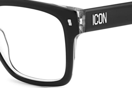 Glasögon Dsquared2 ICON0018 7C5 Flat Top Svart