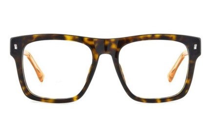 Glasögon Dsquared2 ICON0018 L9G Flat Top Havana