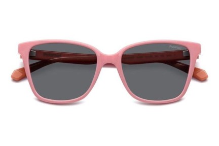 Solglasögon Polaroid Junior PLD8062/S 35J/M9 Polarized Cat Eye Rosa