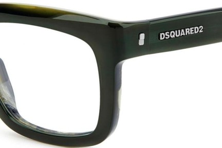 Glasögon Dsquared2 D20144 6AK Rektangulära Grön