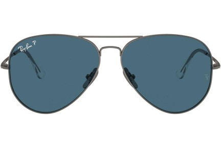 Solglasögon Ray-Ban RB8089 165/S2 Polarized Pilot Silver